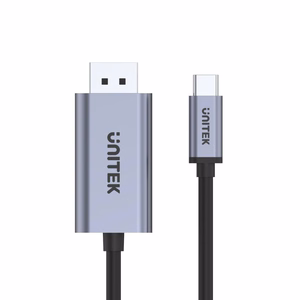 UNITEK V1409A kaabli üleminek USB-C DisplayPort Must, Hall
