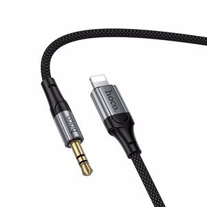 Kabel AUX Jack 3,5 mm do Lightning Hoco 1,5 m UPA33A must