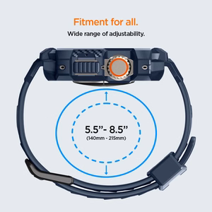 Spigen Rugged Armor Pro Ümbris jaoks Apple Watch Ultra 1 / 2 (49mm) - tumesinine