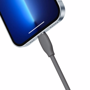 Кабель Baseus Jelly USB на Lightning 2.4A 1.2м (чёрный)