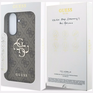 Guess ümbris Samsung Galaxy A37 (4G Big Metal Logo) pruun