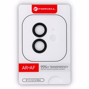 Стекло камеры для iPhone 12 / 12 Mini Forcell Premium чёрный