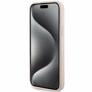 Karl Lagerfeld чехол для iPhone 15 Plus KLHCP15MPQKPMP (Quilted Pattern) розовый