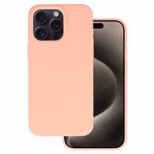 Silicone Lite Ümbris jaoks Iphone 15 Pro peach