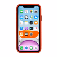 Vennus Color Button Bumper jaoks Samsung Galaxy A20S Punane