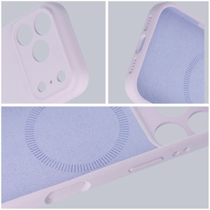 Чехол для iPhone 16 Forcell F-Protect Rubber Premium, совместимый с MagSafe, лиловый