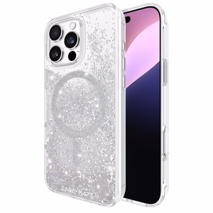 Case-Mate Waterfall MagSafe ümbris seadmele iPhone 16 Pro Max, hõbedane