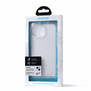 Joyroom Defender Series чехол для iPhone 14 Plus бронированный с крюком и подставкой прозрачный (JR-14H3)