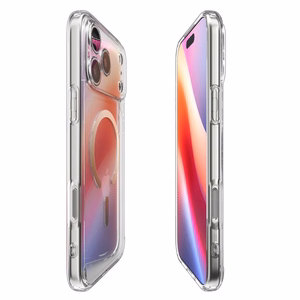 SPIGEN ümbris ULTRA HYBRID MAG compatible with MagSafe jaoks IPHONE 17 Pro clear kuldne