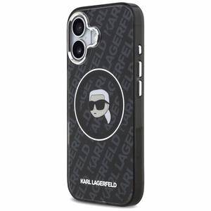 Karl Lagerfeld IML Karl Head Logo MagSafe Ümbris jaoks iPhone 17 - Must