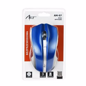 ART juhtmevaba computer hiir 2,4G 1000 dpi AM-97 sinine