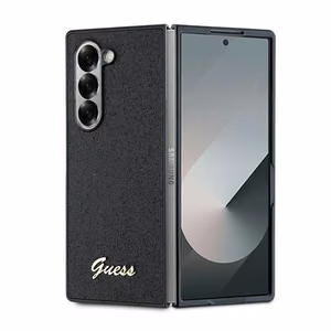 Guess 4G Glitter Script Ümbris jaoks Samsung Galaxy Z Fold 6 - Must