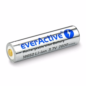 everActive 18650 3,7V Li-ion 2600 mAh aku micro USB laadimisega ja kaitsega, karp