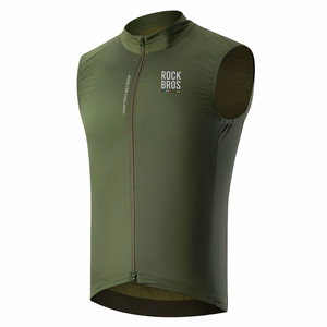 Rockbros TLMJ003-01 ROAD TO SKY men's lightweight breathable cycling vest S - green