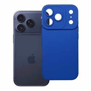 Чехол для iPhone 17 Pro / 18 Pro (низкий бортик камеры) Matt 2.0 синий