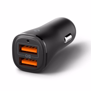 Spigen Essential EV302 30W 2-Port USB-A Car Charger - Must