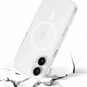Liavec Glossy Magsafe Clear Ümbris do Iphone 16 valge