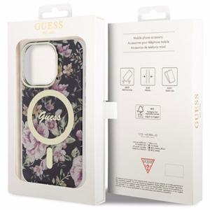 Guess GUHMP14LHCFWSK iPhone 14 Pro 6.1" must/must hardcase Flower MagSafe
