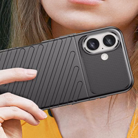 Thunder Ümbris jaoks iPhone 16 Plus Silicone Ümbris - Must