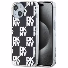 DKNY IML Checkered Mono Pattern ümbris jaoks iPhone 15 / 14 / 13 - must