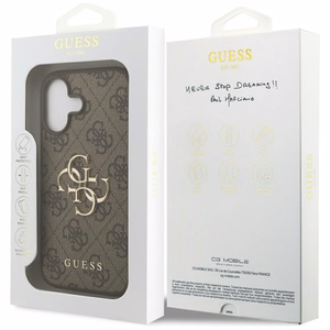 Guess 4G Big Logo Ümbris jaoks iPhone 17 - Brown