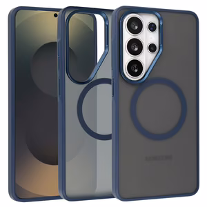 Liavec Soft Case Metal Frame чехол Samsung Galaxy S26 Ultra темно-синий