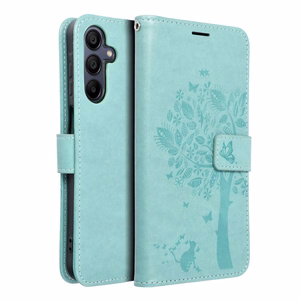 MEZZO Book ümbris jaoks SAMSUNG A15 4G / A15 5G tree roheline