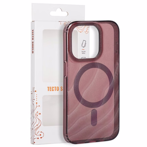 Tecto Shield Desert Mag ümbris mudelile iPhone 15 Pro Max 6,7", mahagonivärvi