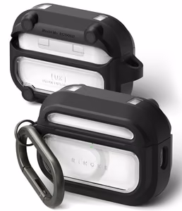 Ringke UX Magnetic Case for AirPods Pro 3 - Black and Clear