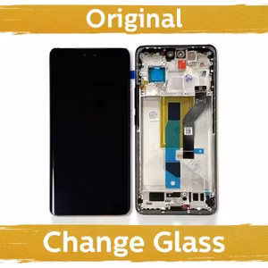 LCD ekraan ühilduv Xiaomi 13 Lite raamiga / heleroosat / (uuendatud: Hiina)