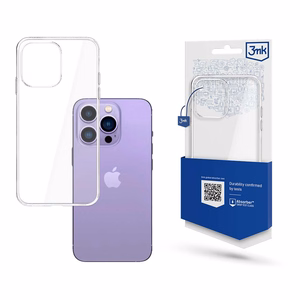 Silikoonist ümbris iPhone 14 Pro 3mk Clear Case sarjast - läbipaistev