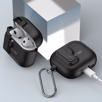 Tech-Protect Slim Hook Ümbris jaoks AirPods 4 - must