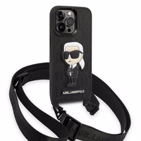 Karl Lagerfeld KLHCP14LSTKMK iPhone 14 Pro 6.1" must/must hardcase Monogram Ikonik Patch