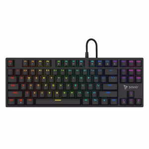 Savio Tempest x2 RGB mehaaniline klaviatuur, Outemu BLUE