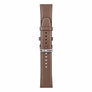 Strap to Samsung Galaxy Watch Forcell F-Design FS21 holes eco-friendly leather 22 mm brown