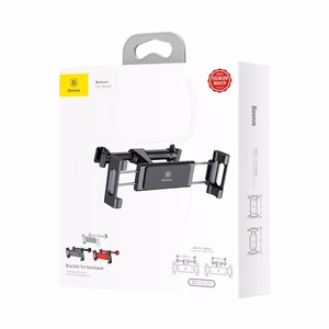 Car Holder Baseus "Back Seat" Black (Not magnetic/For car seat)