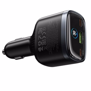 Autolaadija Hoco Z70, USB-A + 2 × USB-C, PD QC3.0, 93 W, must