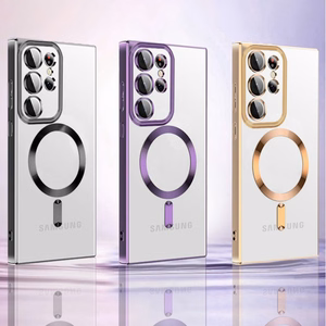 Wozinsky Electroplated Magsafe Ümbris jaoks Samsung Galaxy S24 FE - kuldne