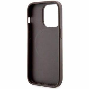 Guess GUHMP14XHGCFSEW iPhone 14 Pro Max 6.7" brown/brown hard ümbris GCube Stripes MagSafe