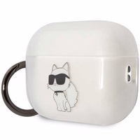 Karl Lagerfeld KLAP2HNCHTCT Airpods Pro 2 cover läbipaistev Ikonik Choupette