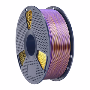 Sunlu PLA+ Silk kolmevärviline filament (must, kuldne ja lilla)