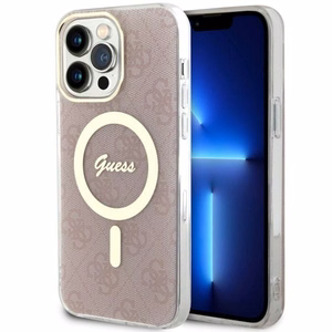 Guess 4G MagSafe ümbris jaoks iPhone 14 Pro Max - roosa