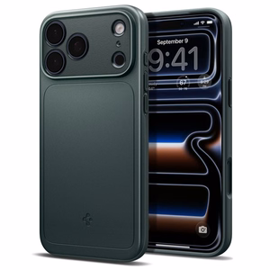 Spigen Thin Fit MagSafe ümbris iPhone 18 Pro Max / 17 Pro Max jaoks, roheline