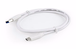 Gembird CCP-USB3-AMCM-1M-W USB-C USB3 kaabel 1m valge