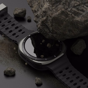Ringke Slim & Karastatud klaas Ümbris + Glass Set jaoks Samsung Galaxy Watch Ultra 47mm - must
