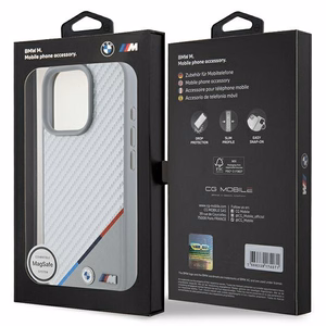 BMW M Carbon Tricolor Line MagSafe Ümbris jaoks iPhone 16 Pro - hall