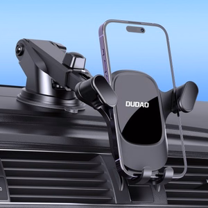 Autohoidik Dudao F5Pro Must (mitte-magnetiline / kleeppadi)