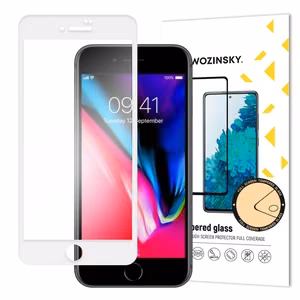Ekraanikaitseklaas "Wozinsky 5D Full Glue" Apple iPhone 7/8/SE 2020/SE 2022 jaoks, ümbrisega ühilduv, valge
