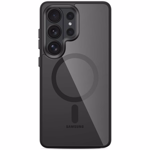 Tech-Protect Magmat MagSafe Ümbris for Samsung Galaxy S26 Ultra - läbipaistev must