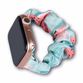 Apple Watch 42 / 44 / 45 mm rihmaga kangast rihmarihm - arbuuspunane kummirihm